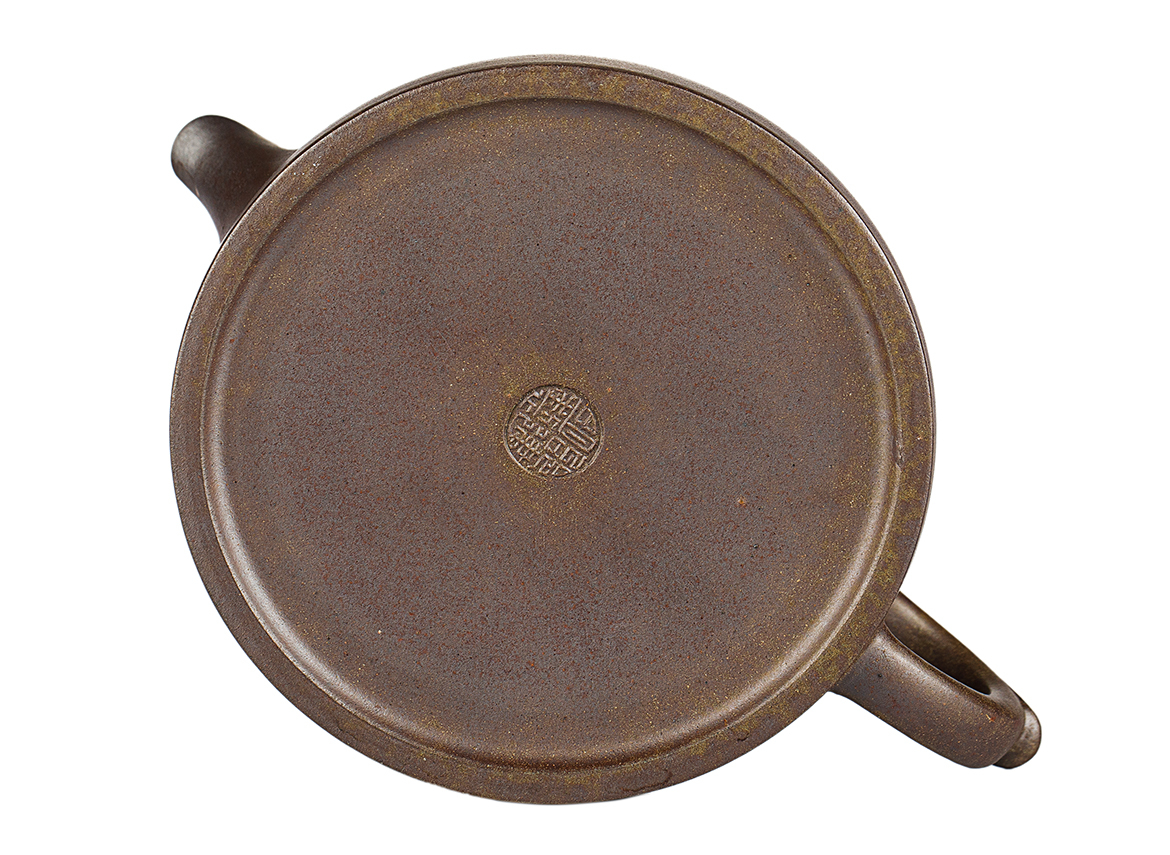 Чайник # 52036, дровяной обжиг/исинская глина, ручная работа, 220 мл.