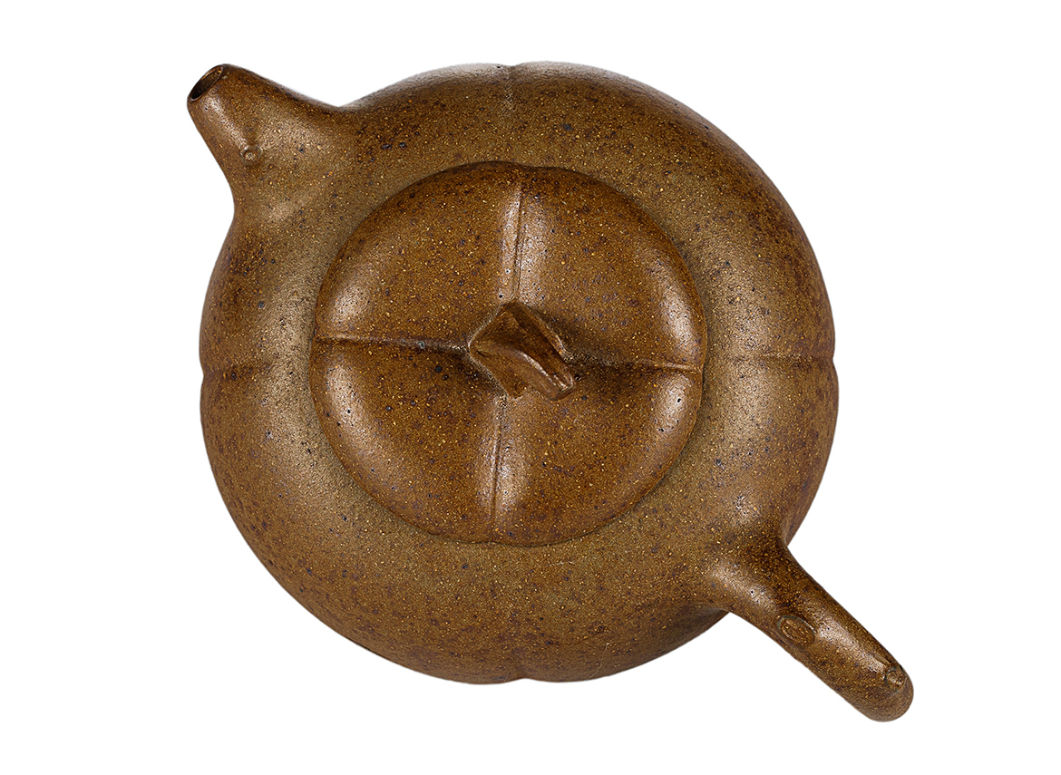 Чайник # 52037, дровяной обжиг/исинская глина, ручная работа, 270 мл.