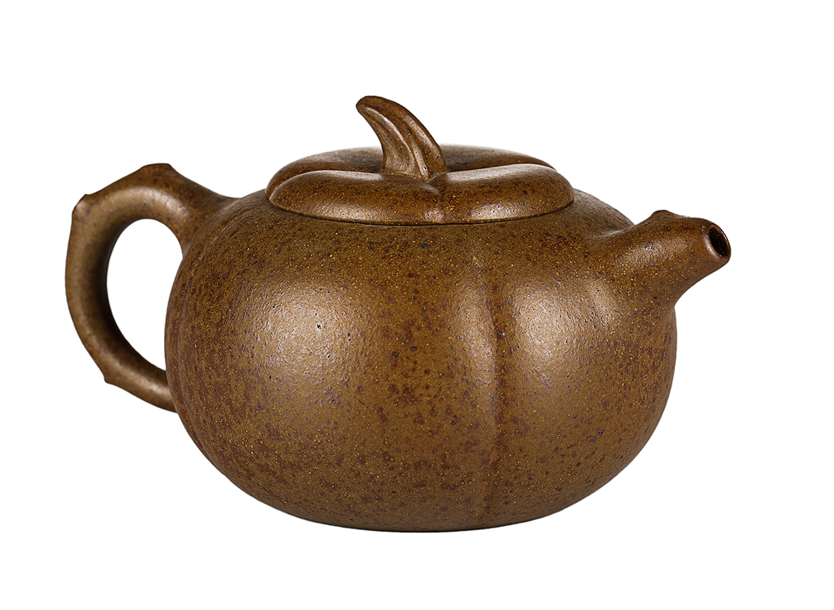 Чайник # 52037, дровяной обжиг/исинская глина, ручная работа, 270 мл.