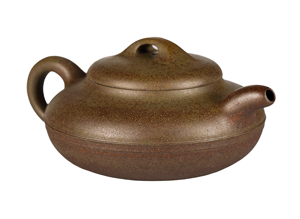 Чайник # 52038, дровяной обжиг/исинская глина, ручная работа, 210 мл.