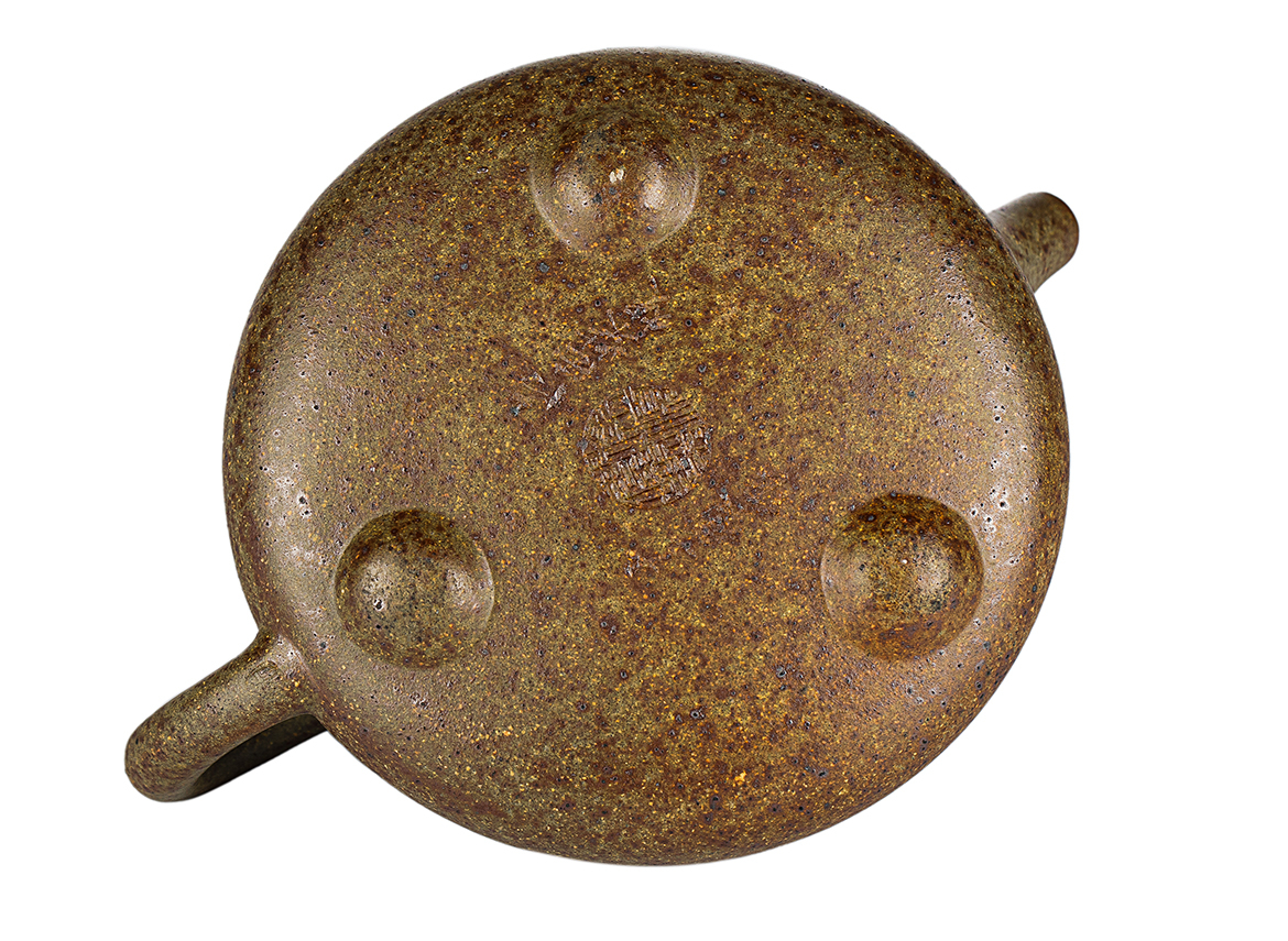 Чайник # 52039, дровяной обжиг/исинская глина, ручная работа, 322 мл.