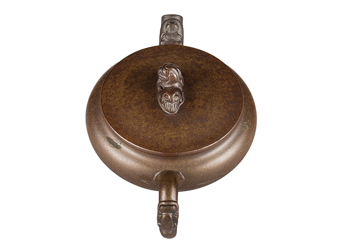 Чайник # 52040, дровяной обжиг/исинская глина, ручная работа, 200 мл.