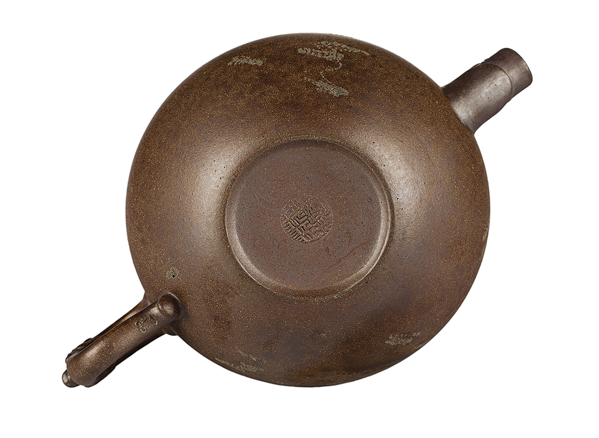 Чайник # 52040, дровяной обжиг/исинская глина, ручная работа, 200 мл.