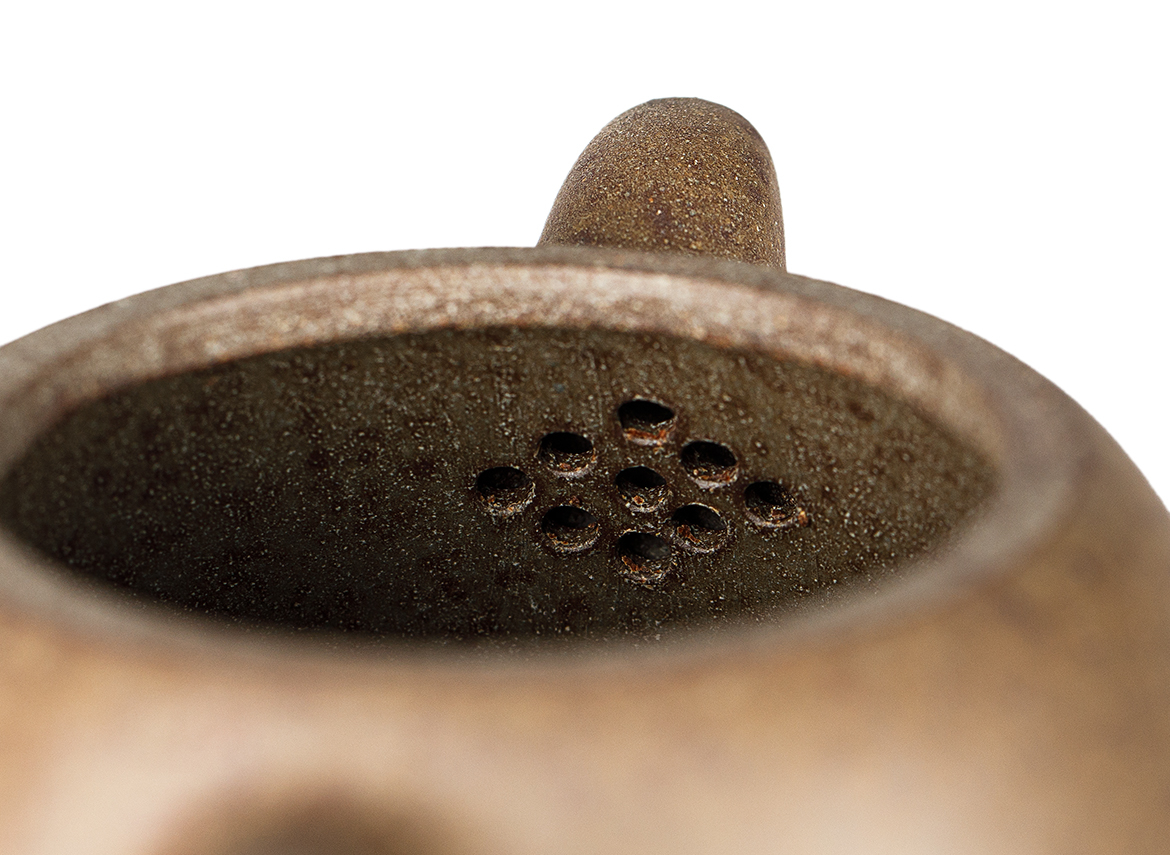 Чайник # 52043, дровяной обжиг/исинская глина, ручная работа, 260 мл.