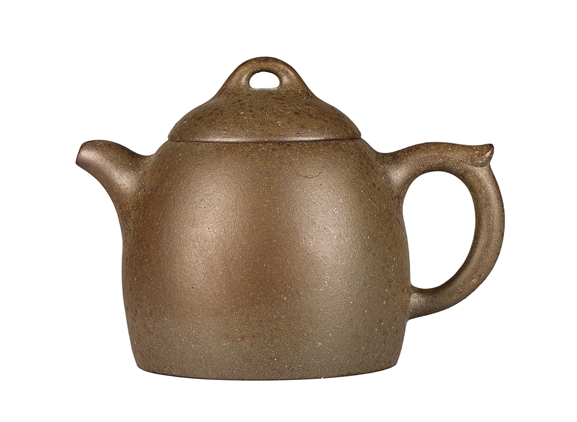 Чайник # 52043, дровяной обжиг/исинская глина, ручная работа, 260 мл.