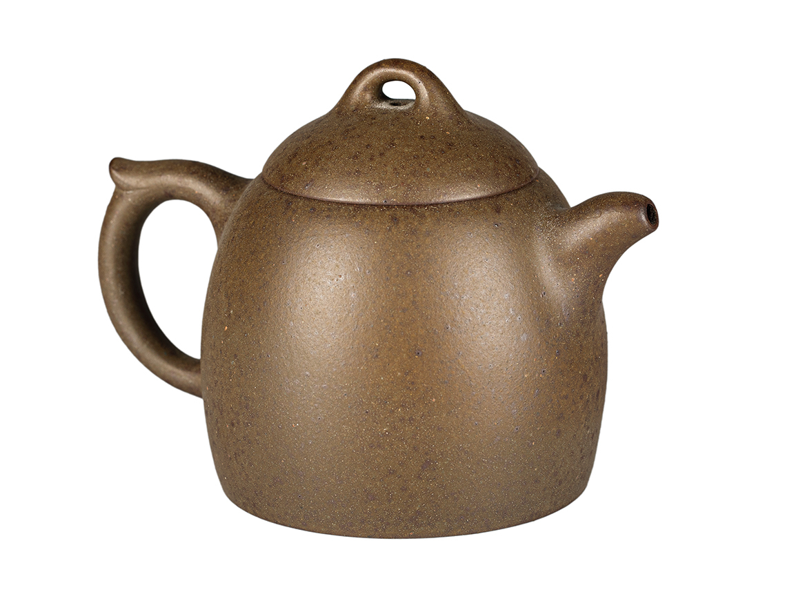 Чайник # 52043, дровяной обжиг/исинская глина, ручная работа, 260 мл.
