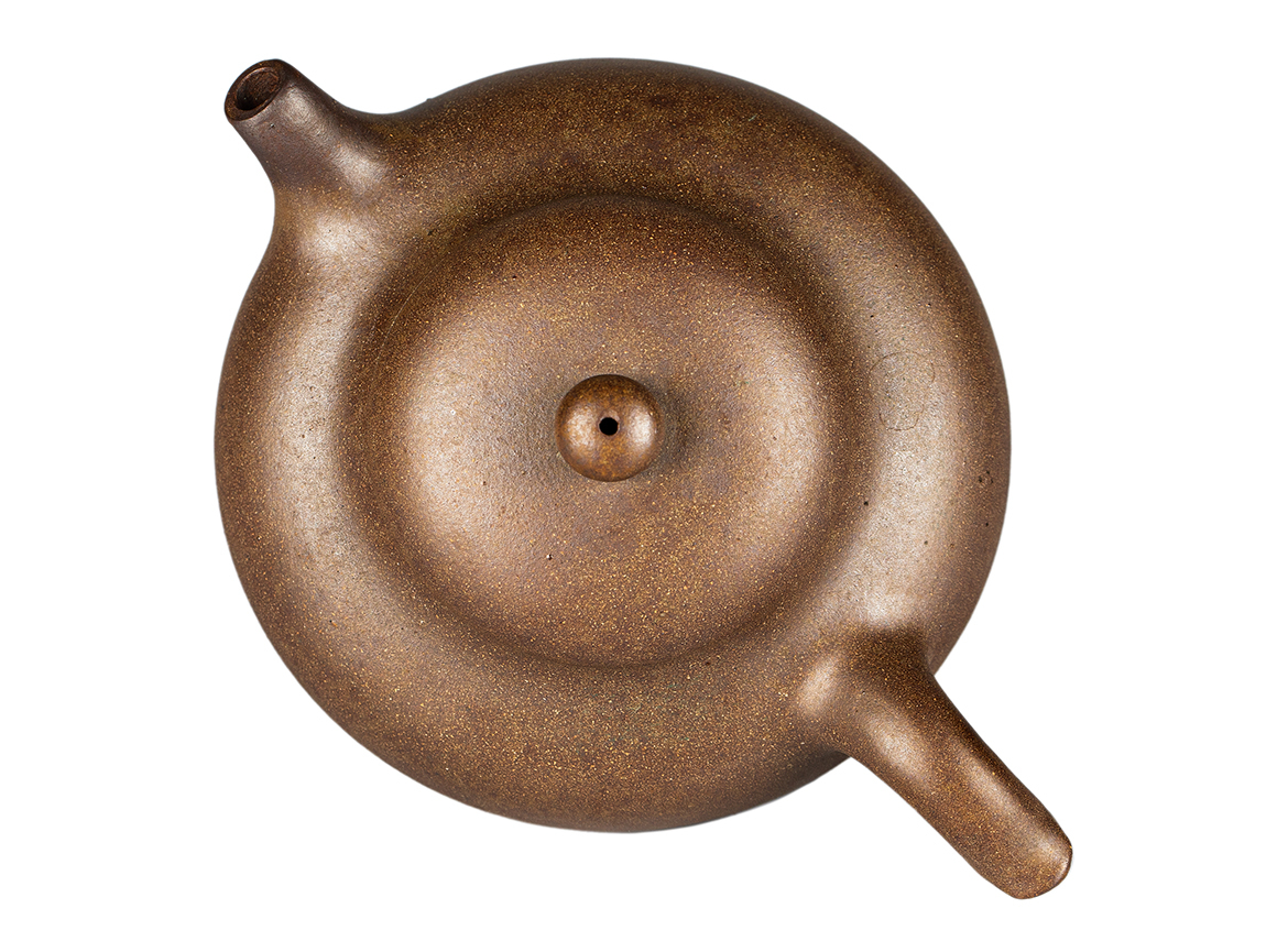 Чайник # 52044, дровяной обжиг/исинская глина, ручная работа, 215 мл.