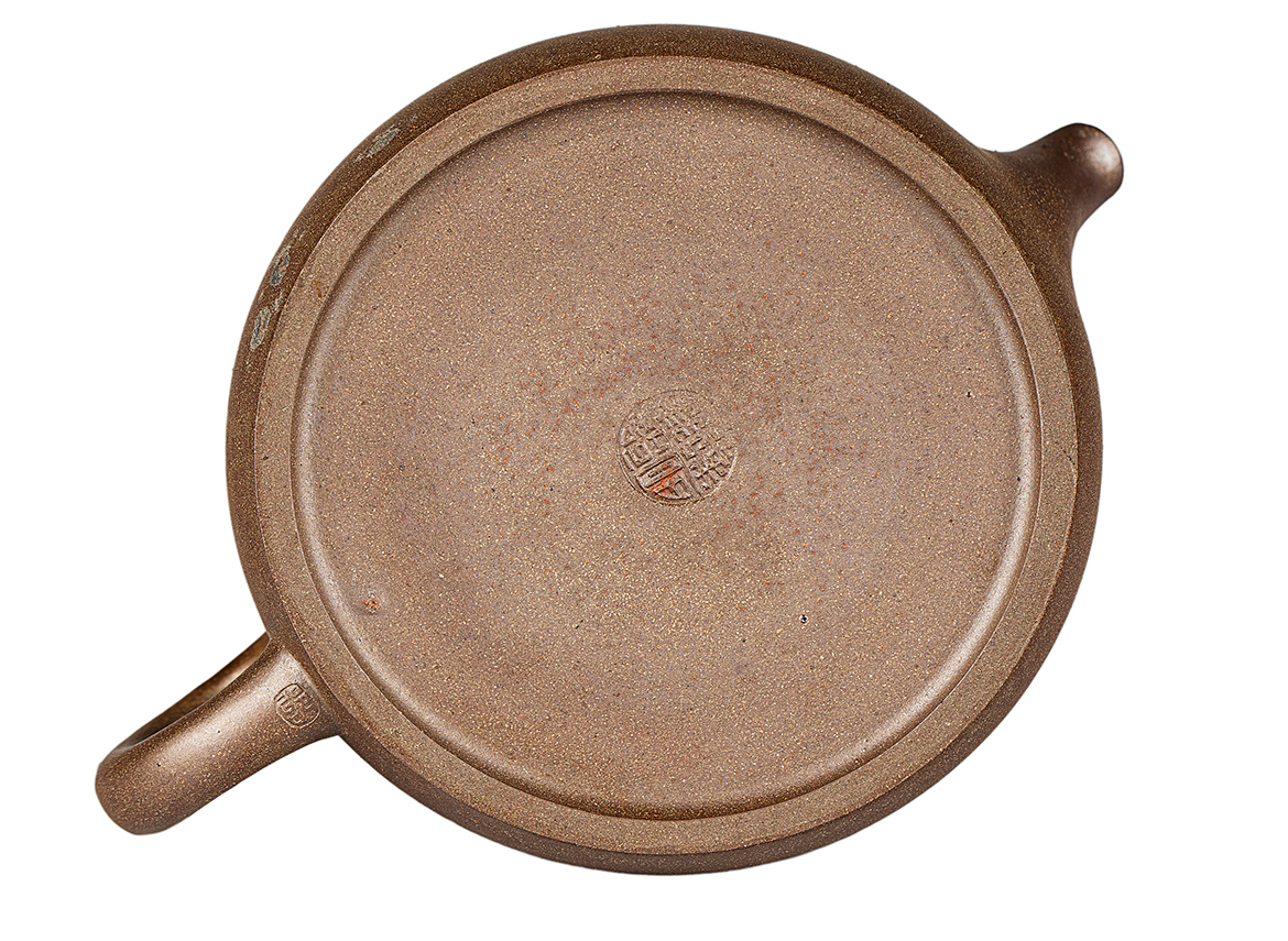 Чайник # 52044, дровяной обжиг/исинская глина, ручная работа, 215 мл.