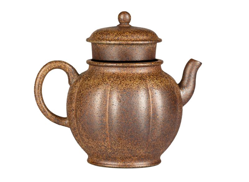 Чайник # 52046, дровяной обжиг/исинская глина, ручная работа, 225 мл.