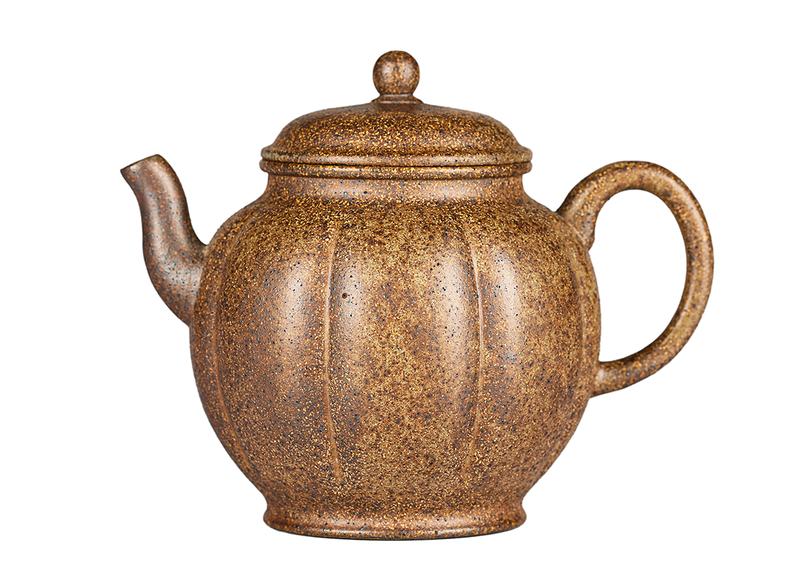 Чайник # 52046, дровяной обжиг/исинская глина, ручная работа, 225 мл.