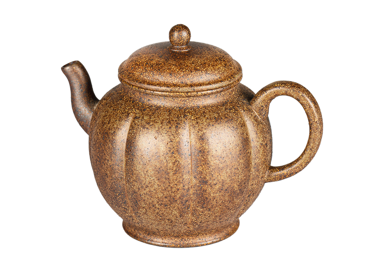Чайник # 52046, дровяной обжиг/исинская глина, ручная работа, 225 мл.