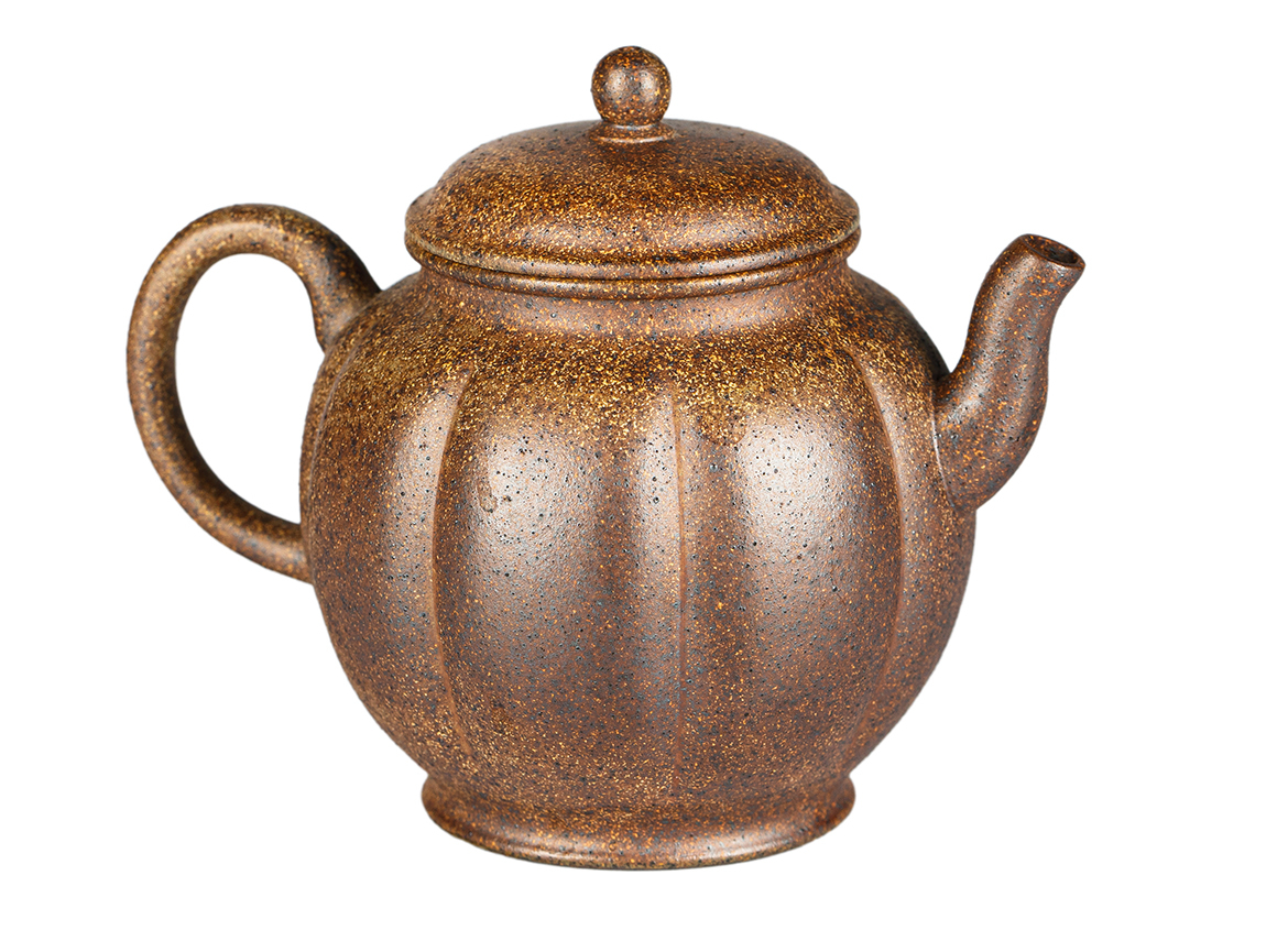 Чайник # 52046, дровяной обжиг/исинская глина, ручная работа, 225 мл.