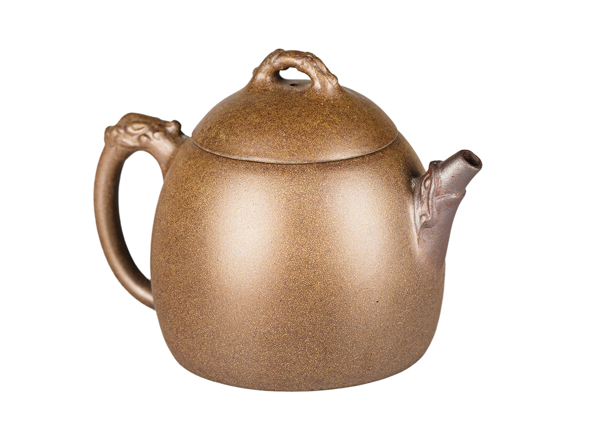 Чайник # 52047, дровяной обжиг/исинская глина, ручная работа, 200 мл.