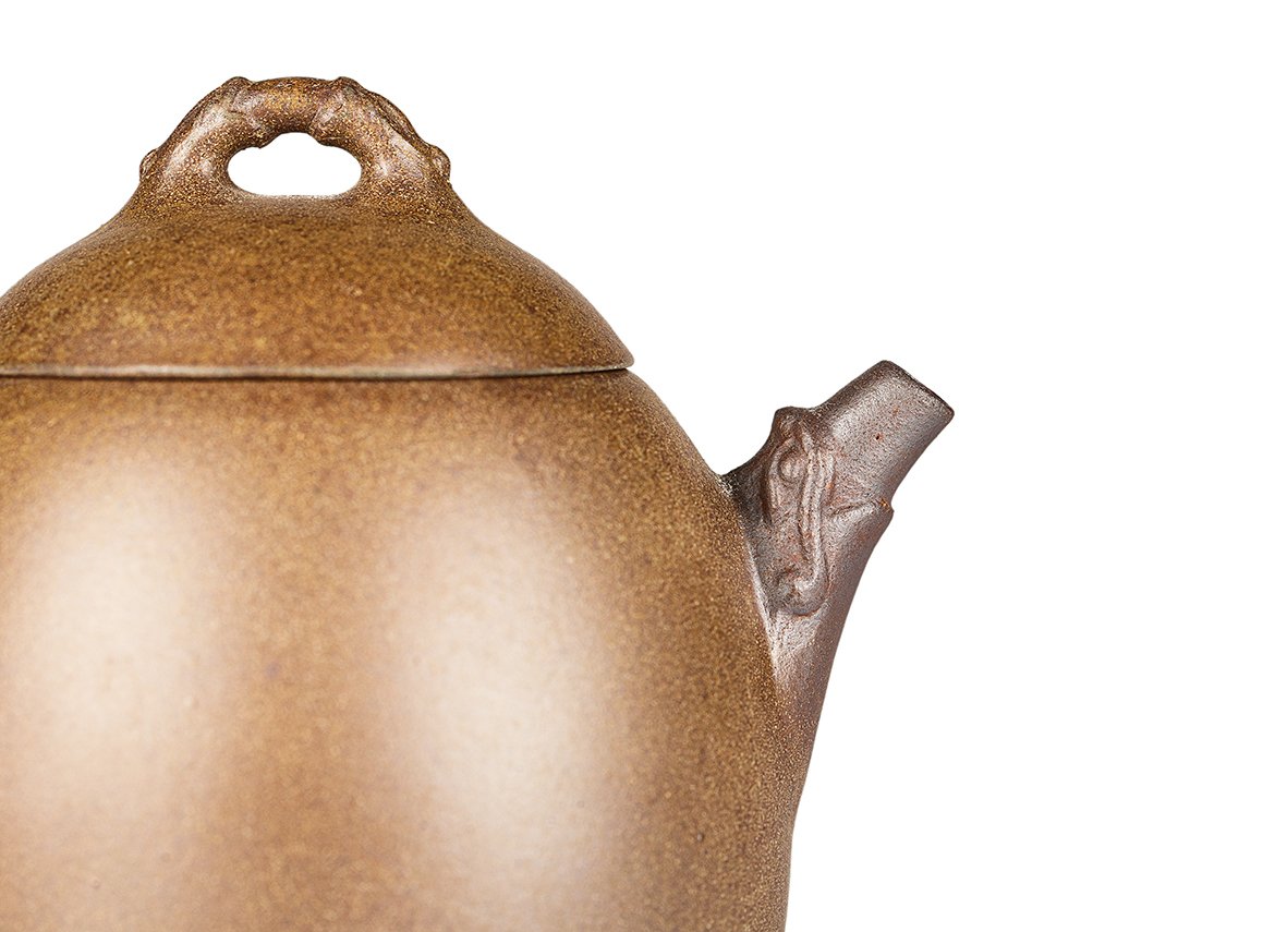 Чайник # 52047, дровяной обжиг/исинская глина, ручная работа, 200 мл.