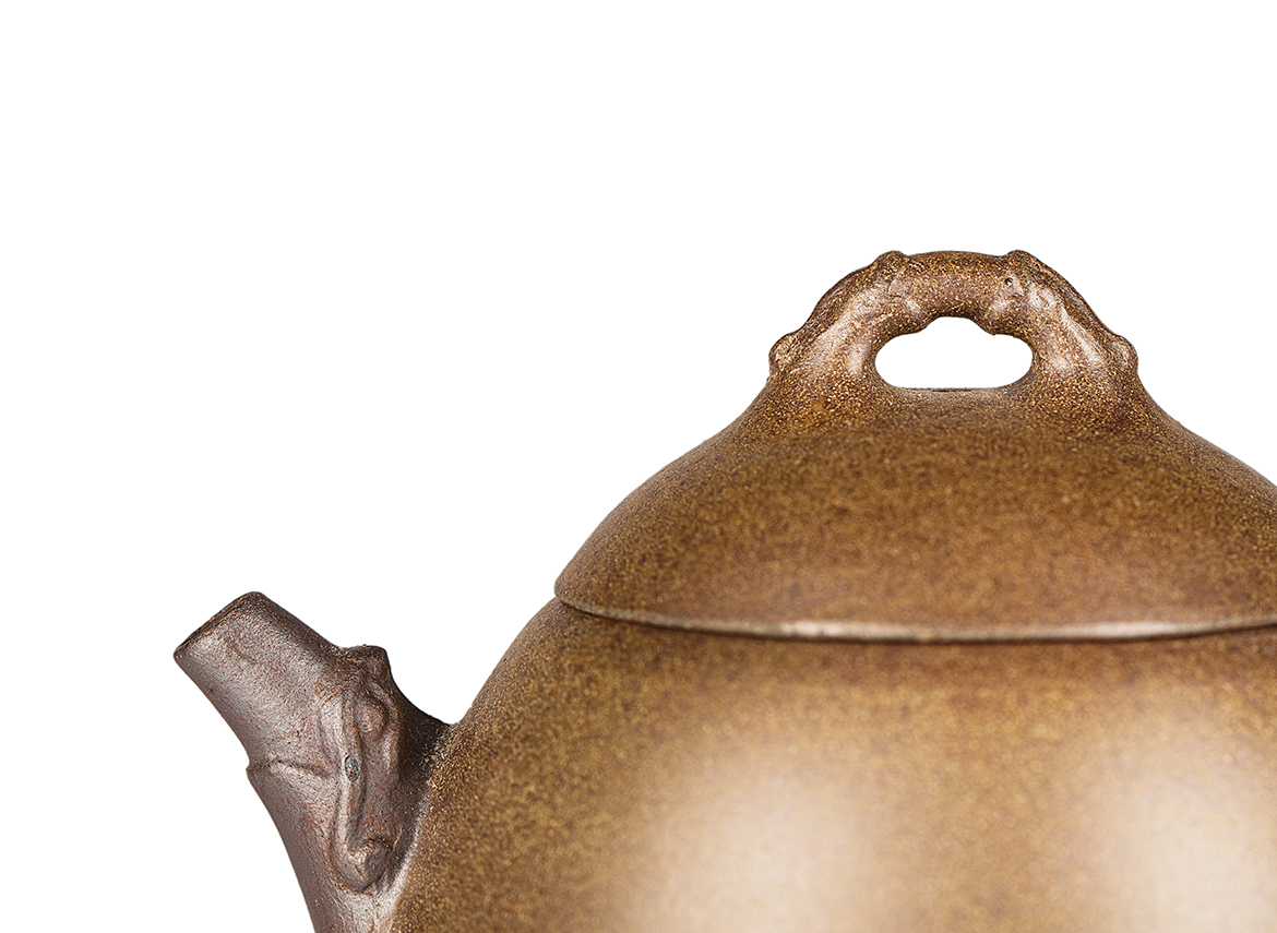 Чайник # 52047, дровяной обжиг/исинская глина, ручная работа, 200 мл.