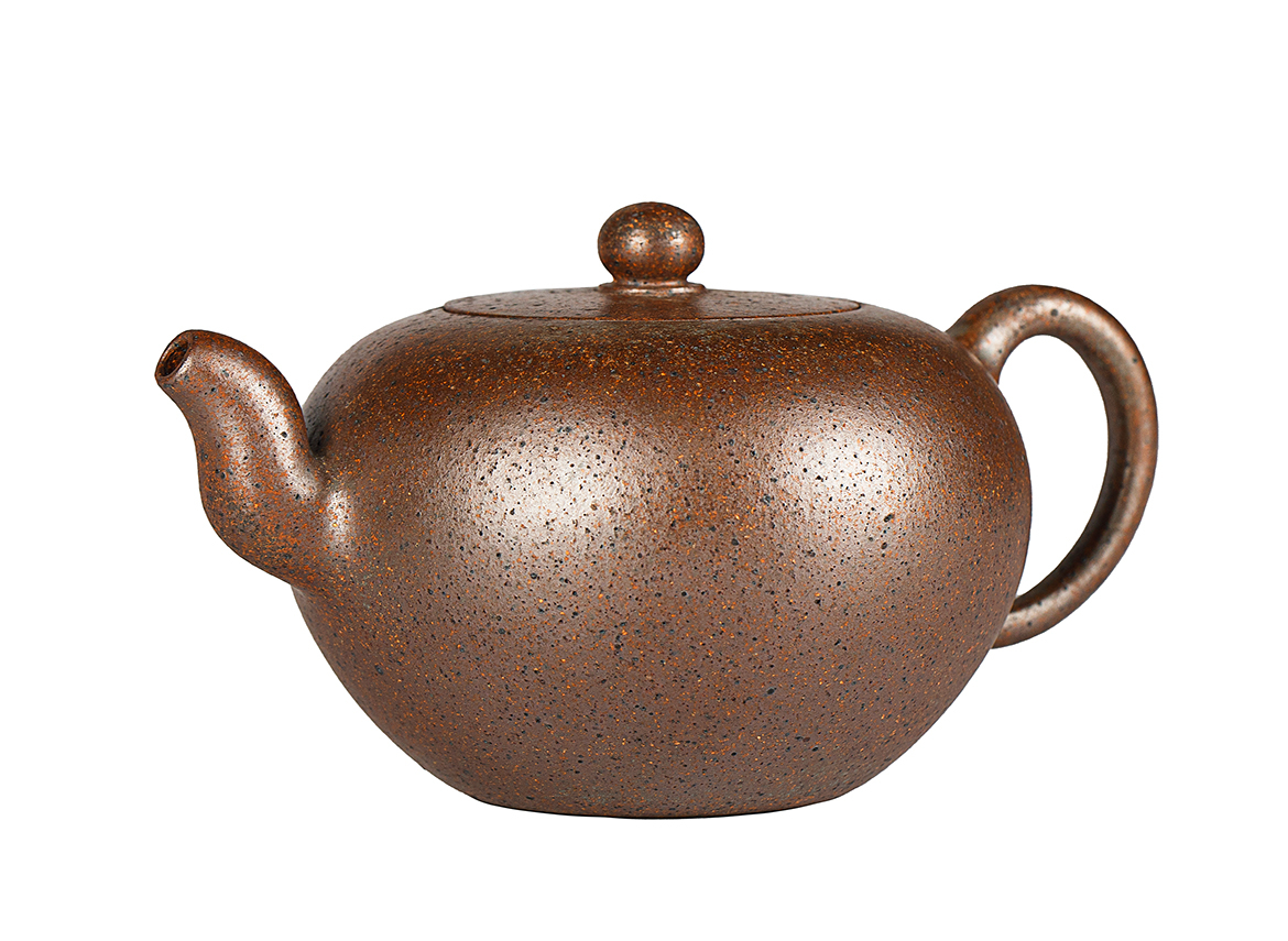 Чайник # 52050, дровяной обжиг/исинская глина, ручная работа, 310 мл.