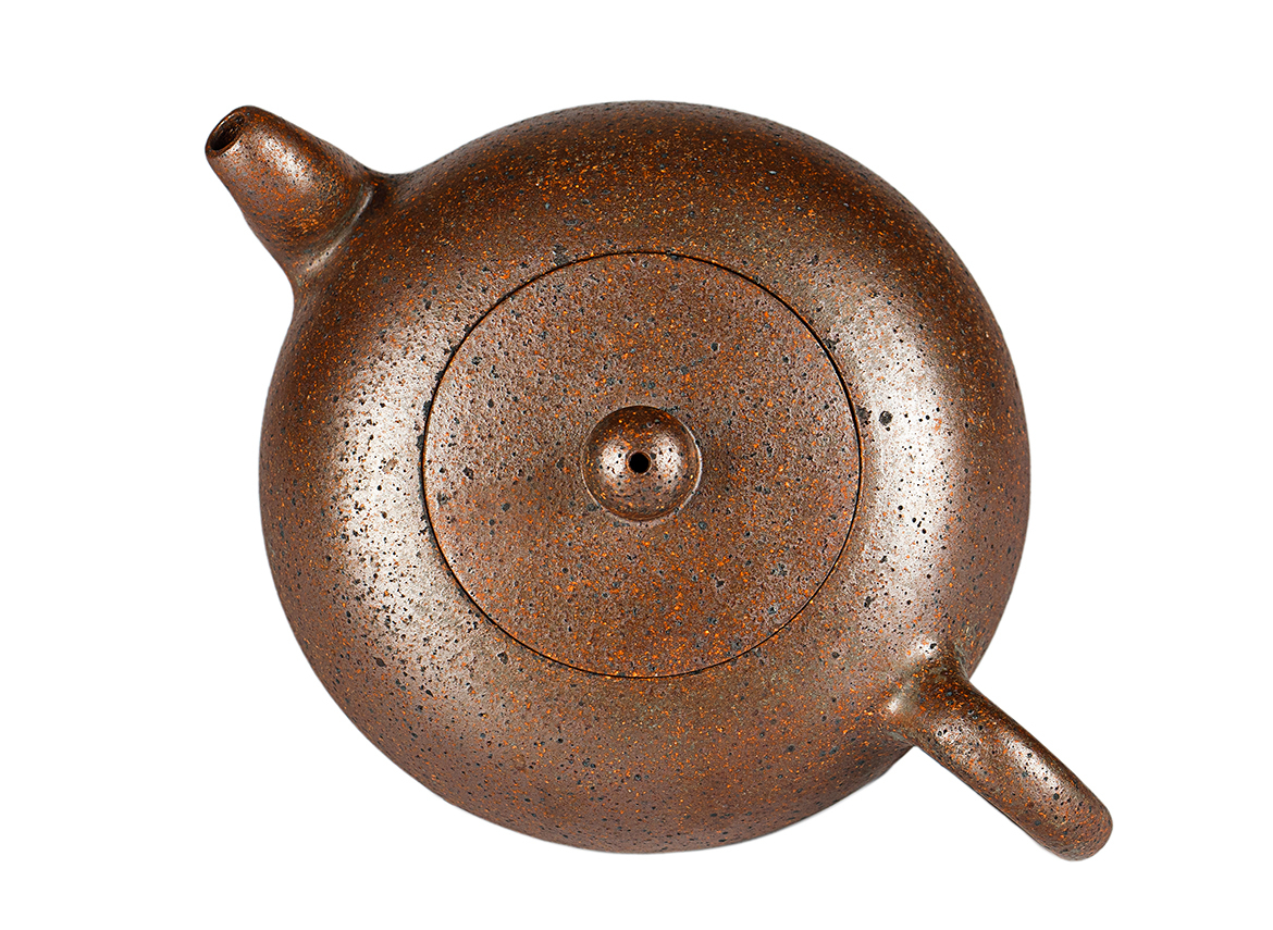 Чайник # 52050, дровяной обжиг/исинская глина, ручная работа, 310 мл.