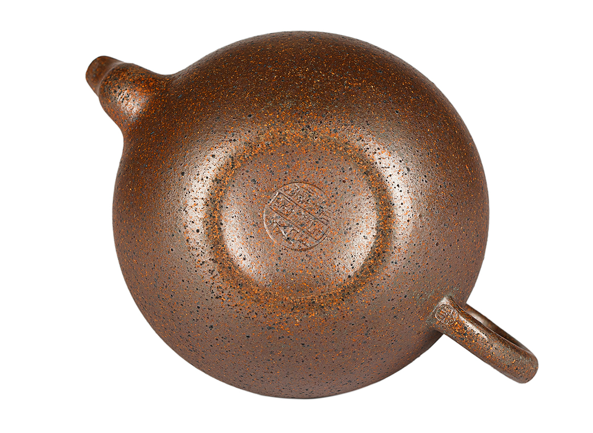 Чайник # 52050, дровяной обжиг/исинская глина, ручная работа, 310 мл.