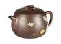 Чайник # 52051, дровяной обжиг/исинская глина, ручная работа, 90 мл.