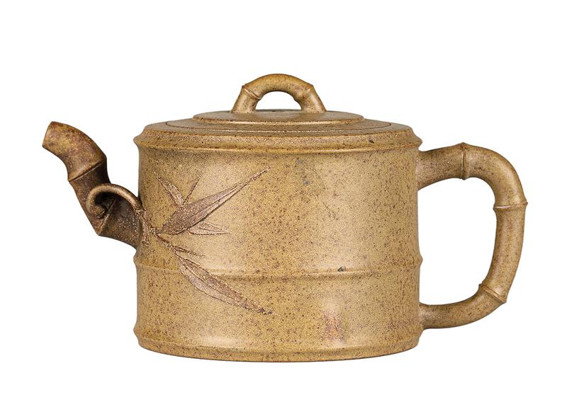 Чайник # 52052, дровяной обжиг/исинская глина, ручная работа, 280 мл.