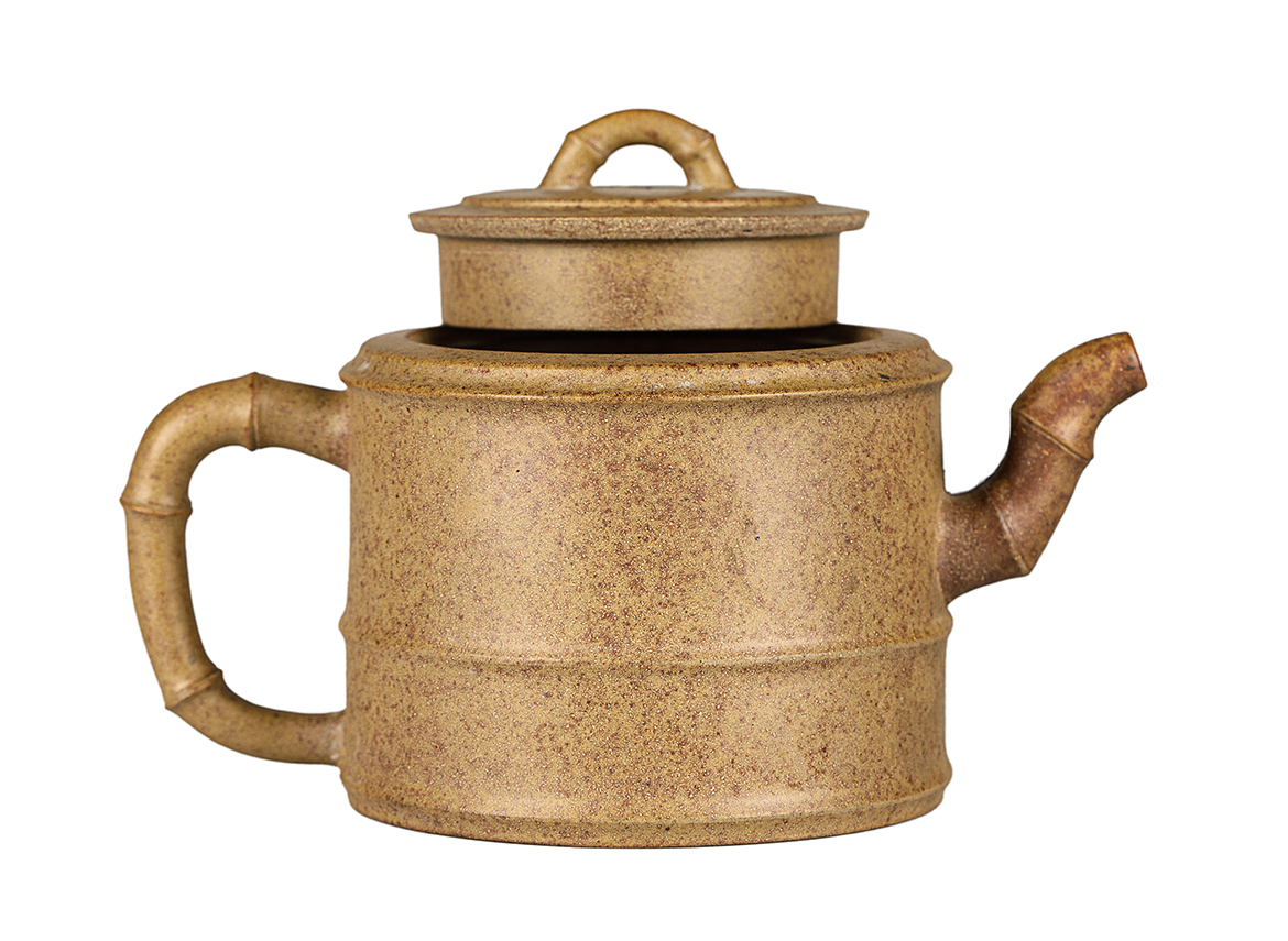Чайник # 52052, дровяной обжиг/исинская глина, ручная работа, 280 мл.