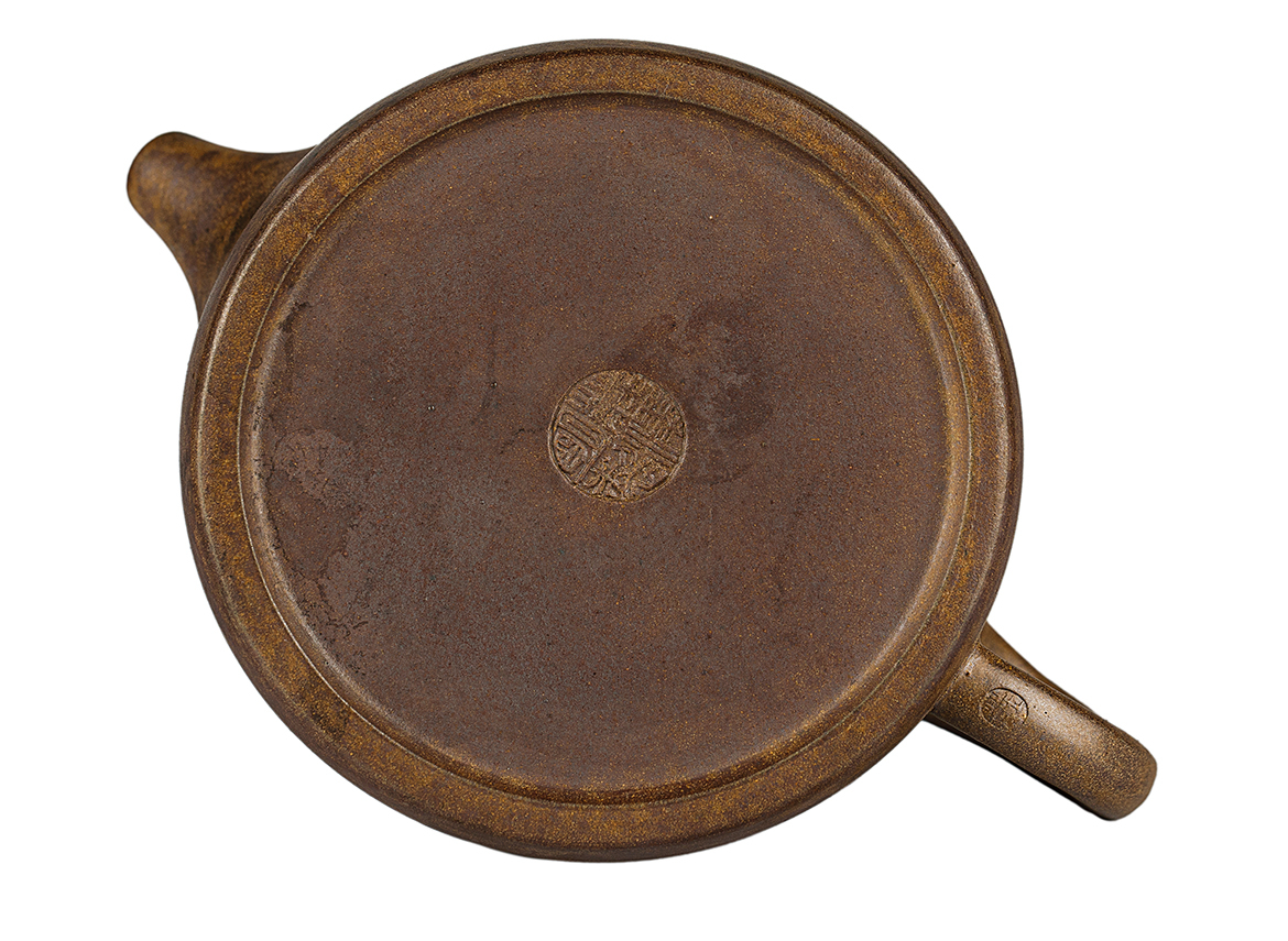 Чайник # 52054, дровяной обжиг/исинская глина, ручная работа, 290 мл.