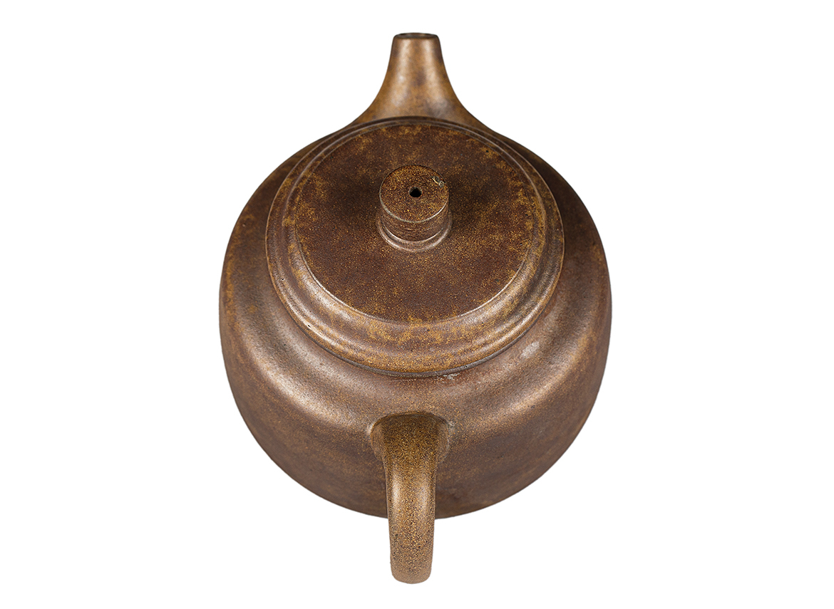 Чайник # 52054, дровяной обжиг/исинская глина, ручная работа, 290 мл.