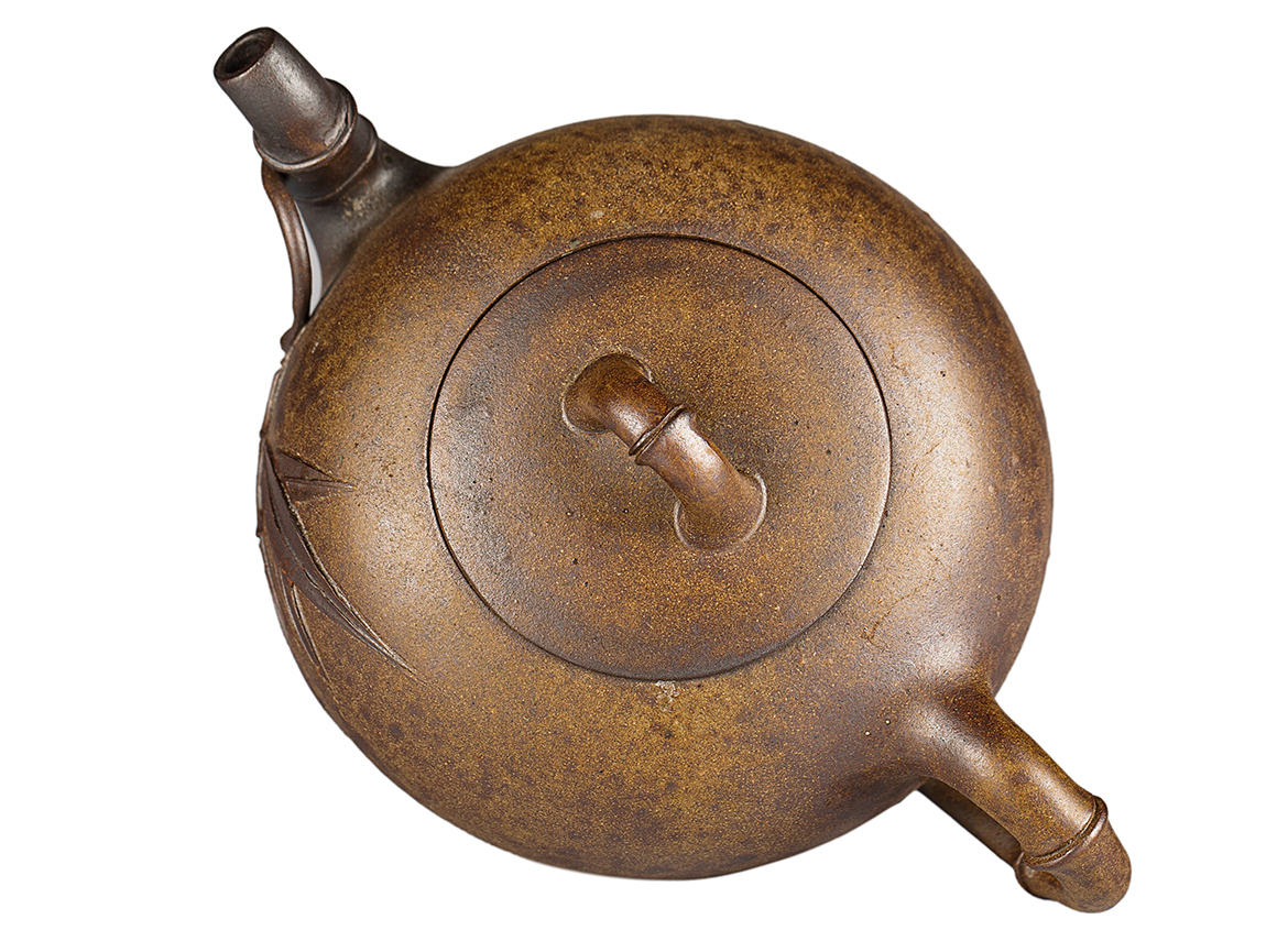 Чайник # 52055, дровяной обжиг/исинская глина, ручная работа, 290 мл.