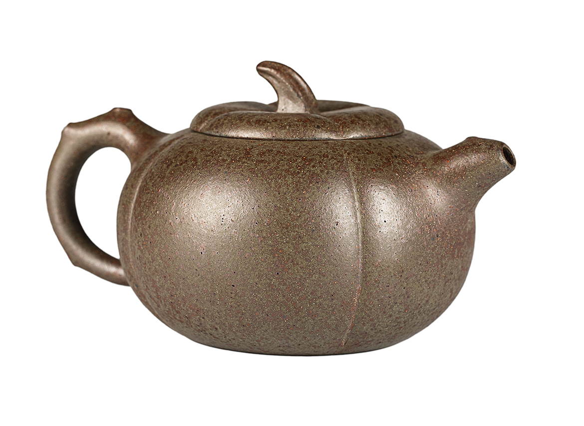 Чайник # 52056, дровяной обжиг/исинская глина, ручная работа, 280 мл.