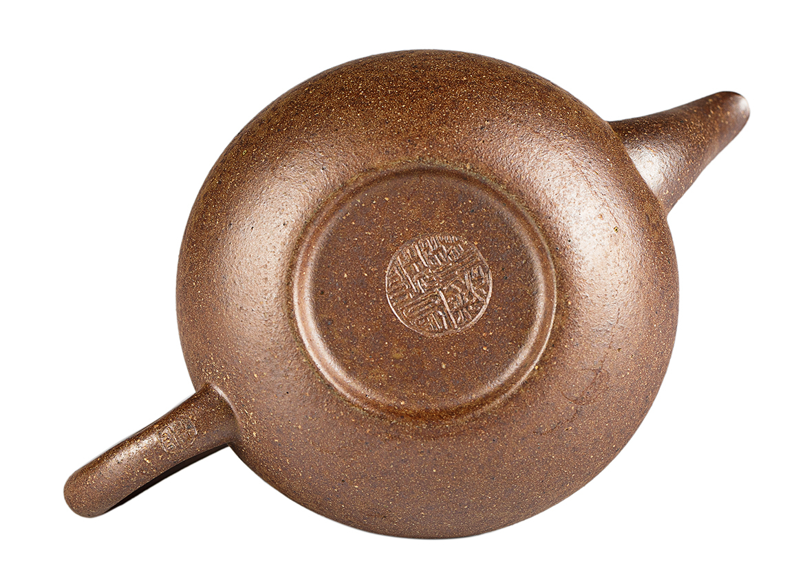 Чайник # 52057, дровяной обжиг/исинская глина, ручная работа, 120 мл.