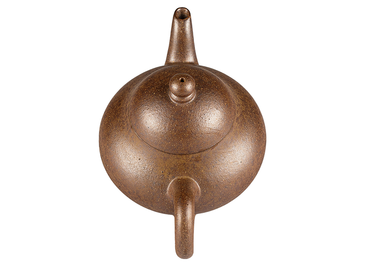 Чайник # 52057, дровяной обжиг/исинская глина, ручная работа, 120 мл.