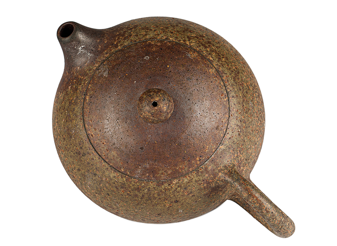 Чайник # 52059, дровяной обжиг/исинская глина, ручная работа, 275 мл.