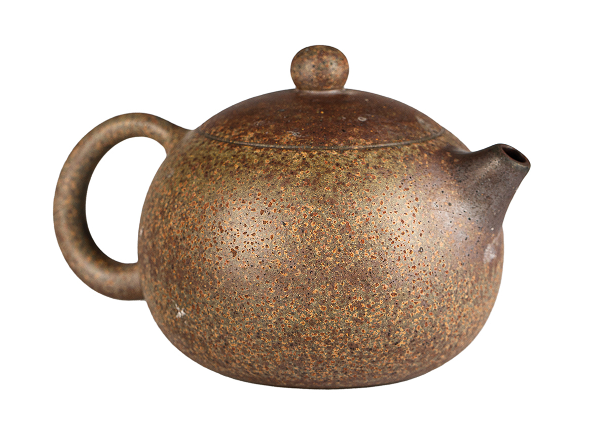 Чайник # 52059, дровяной обжиг/исинская глина, ручная работа, 275 мл.