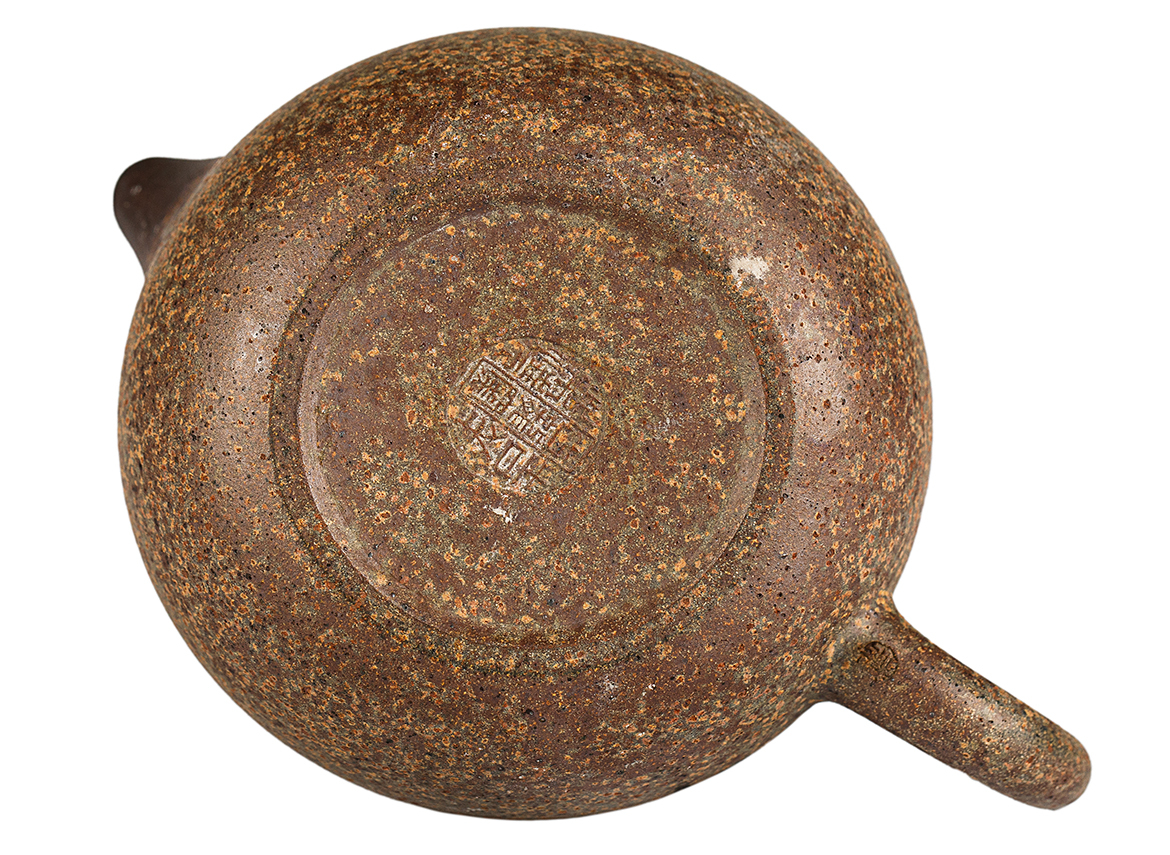 Чайник # 52059, дровяной обжиг/исинская глина, ручная работа, 275 мл.