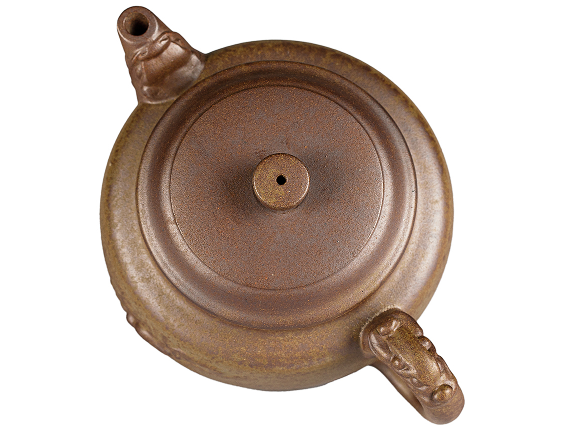 Чайник # 52062, дровяной обжиг/исинская глина, ручная работа, 305 мл.