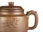 Чайник # 52062, дровяной обжиг/исинская глина, ручная работа, 305 мл.