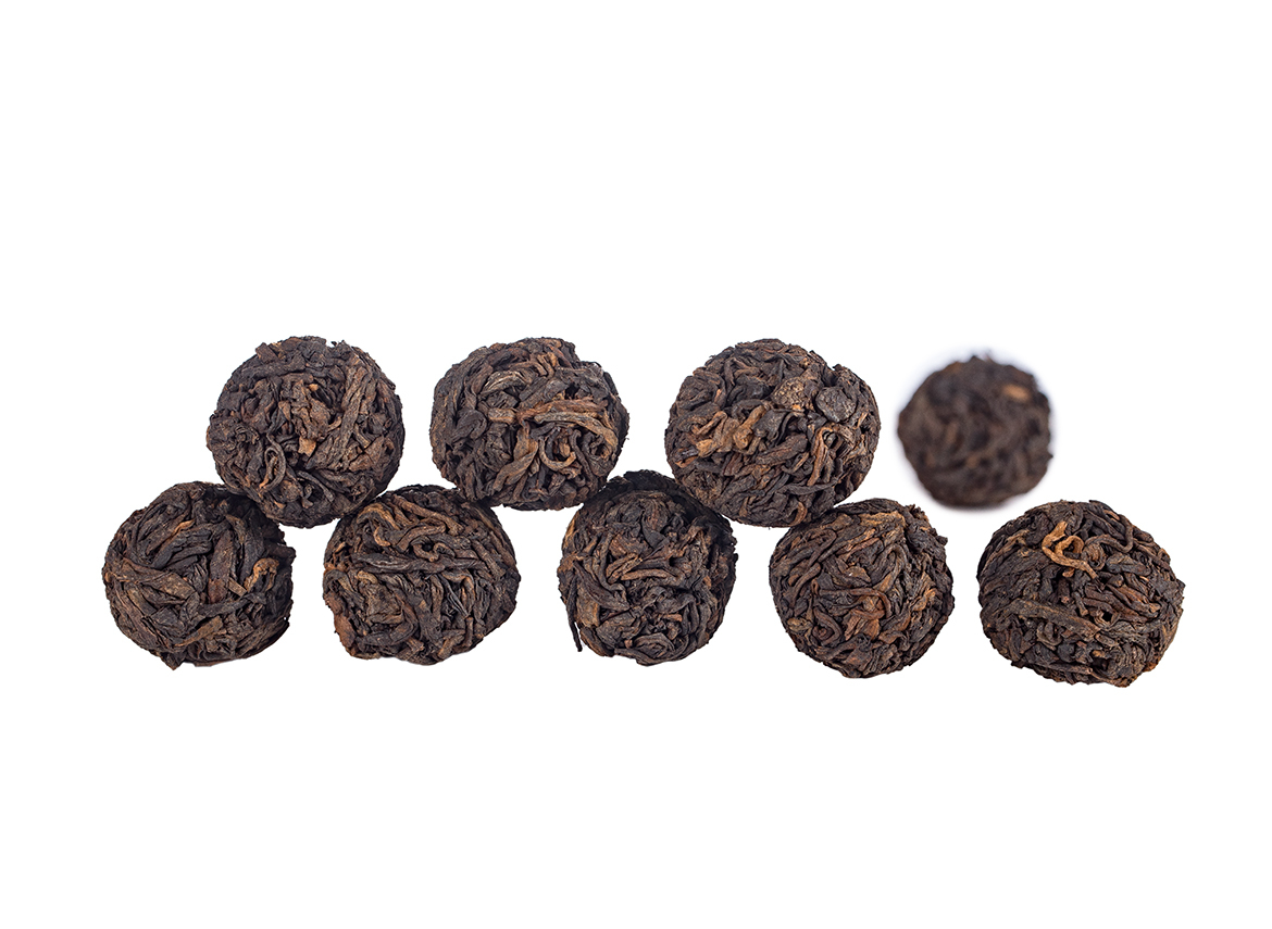 Лун Чжу — шу пуэр «Драконьи жемчужины», 2015