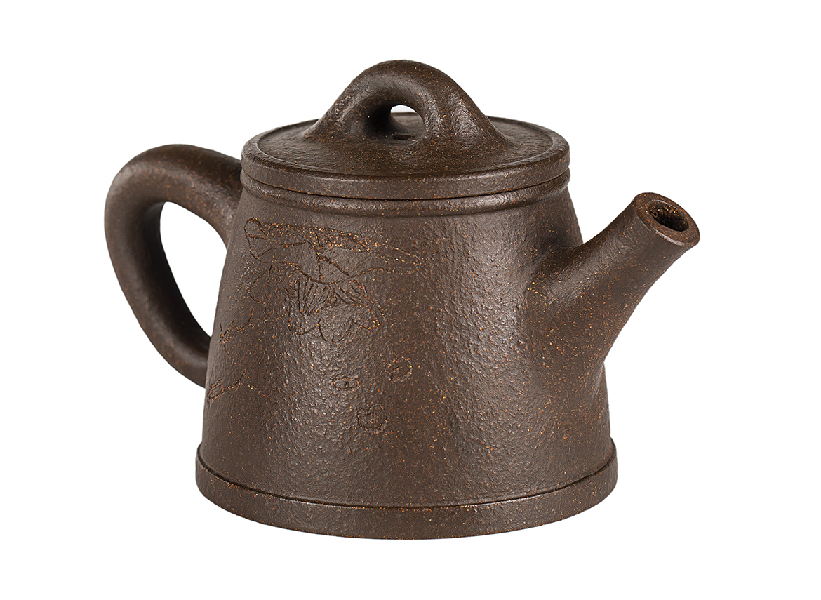 Чайник # 52074, исинская глина, мастер Сю Сюэ Цзюнь, 200 мл.