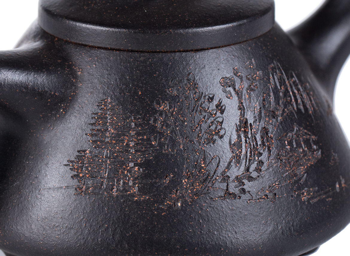 Чайник # 52081, исинская глина, мастер Сю Сюэ Цзюнь, 210 мл.