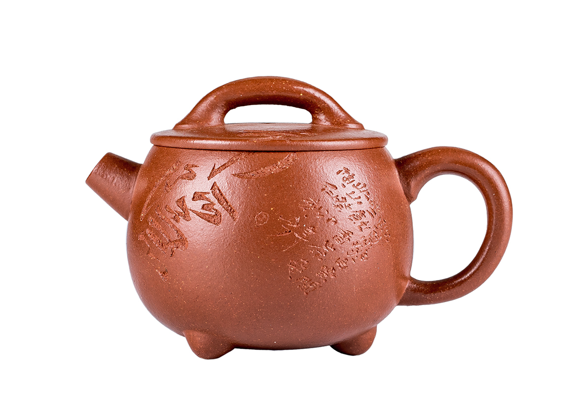 Чайник  # 52084, исинская глина, ручная роспись, 200 мл.