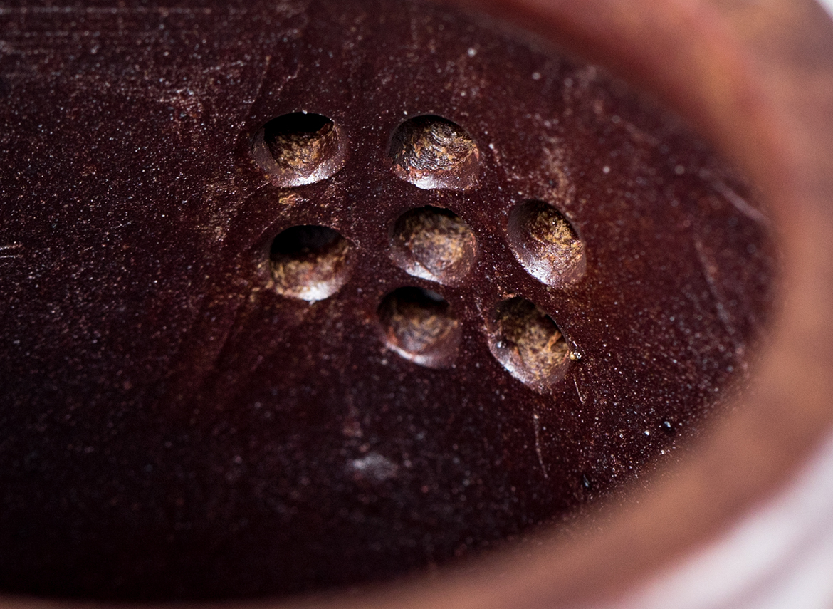 Чайник # 52085, дровяной обжиг/исинская глина, ручная работа, 220 мл.