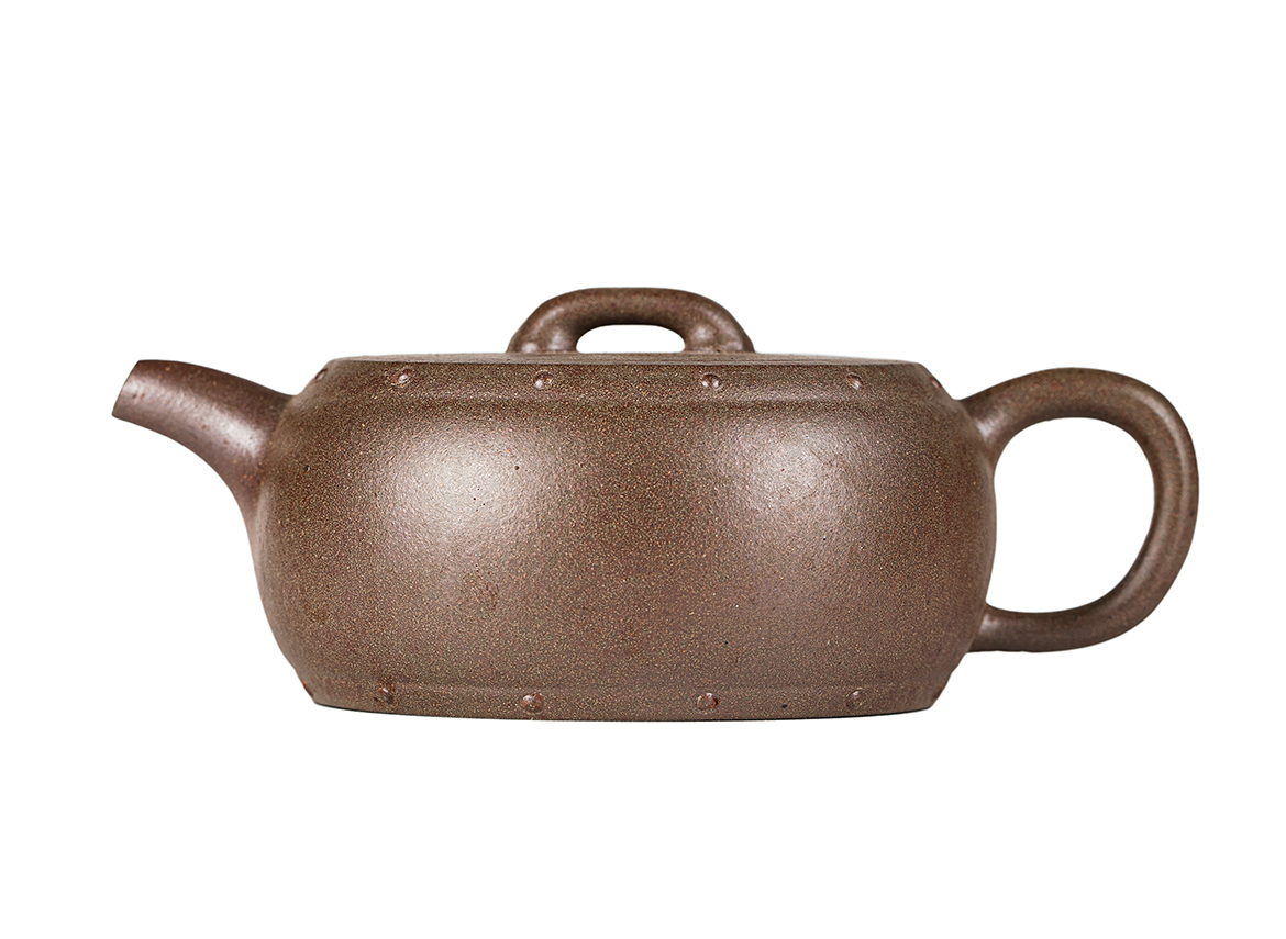 Чайник # 52086, дровяной обжиг/исинская глина, ручная работа, 240 мл.