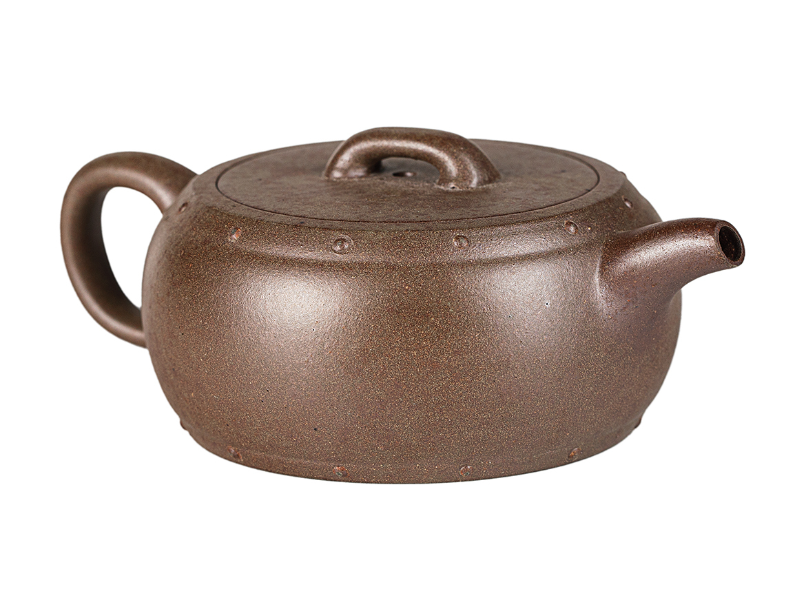 Чайник # 52086, дровяной обжиг/исинская глина, ручная работа, 240 мл.