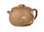 Чайник # 52087, дровяной обжиг/исинская глина, ручная работа, ручная роспись, 90 мл.