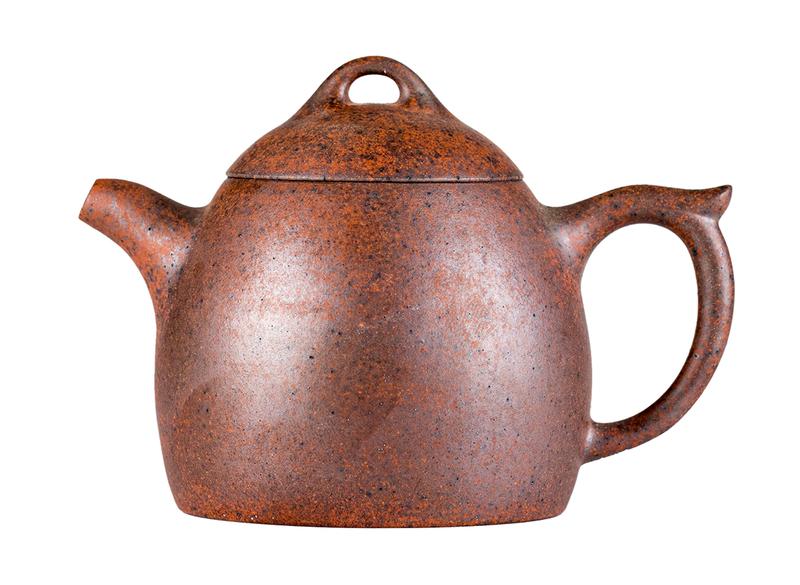 Чайник # 52093, дровяной обжиг/исинская глина, ручная работа, 170 мл.