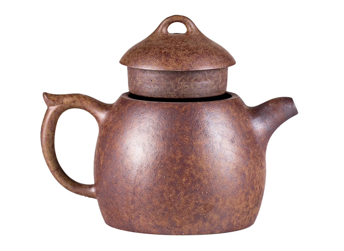 Чайник # 52098, дровяной обжиг/исинская глина, ручная работа, 180 мл.