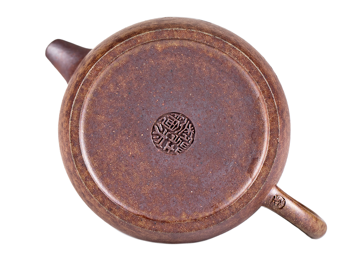 Чайник # 52098, дровяной обжиг/исинская глина, ручная работа, 180 мл.