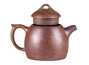 Чайник # 52098, дровяной обжиг/исинская глина, ручная работа, 180 мл.