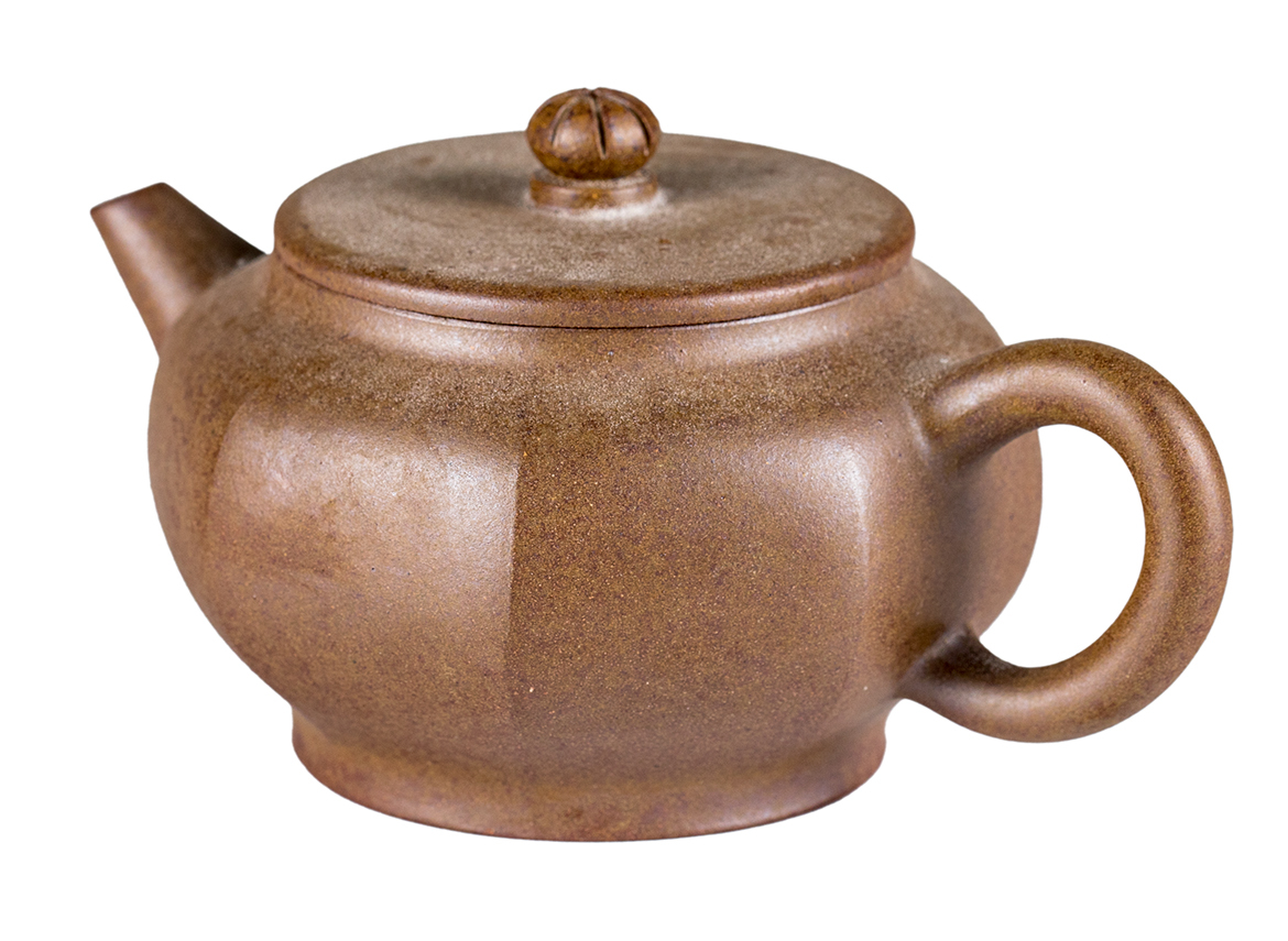 Чайник # 52099, дровяной обжиг/исинская глина, ручная работа, 180 мл.