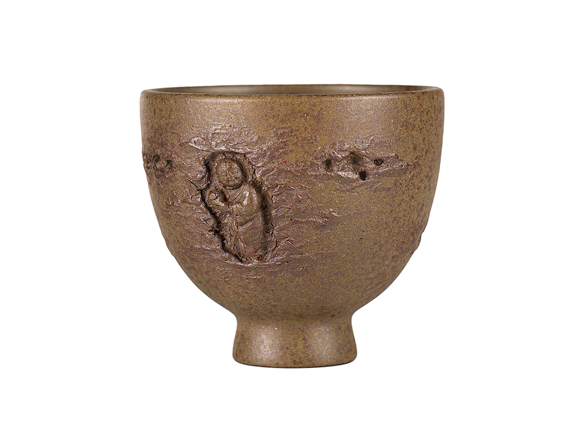 Пиала # 52103, исинская глина, дровяной обжиг, 80 мл.